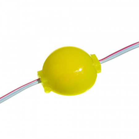 Модуль МТК 12V СОВжёлтый 1led 2Вт IP65
