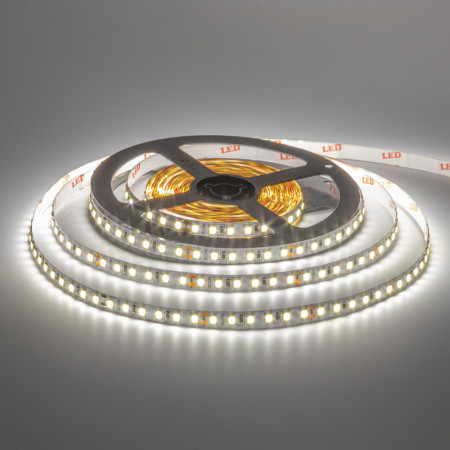 Led лента AVT 24В белая теплая smd2835 126LED/m IP20, 1м