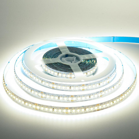 Led лента AVT 24В холодная белая smd2835 168LED/m IP20, 1м