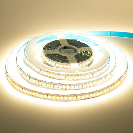 Led лента AVT 24В белая теплая smd2835 168LED/m IP20, 1м