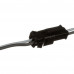 Коннектор Led 2pin серый (20см провод) с зажимом (комплект папа + мама)